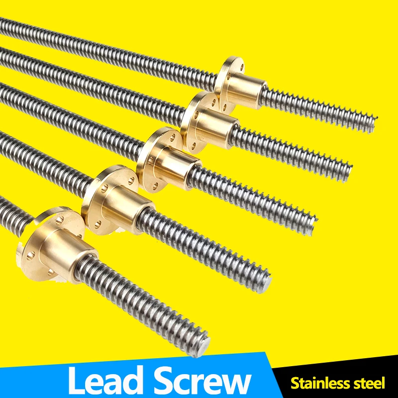 Z Axis Threaded Rod 3d Printer 304 Stainless Steel Lead Screw 304 Stainless Steel Aliexpress