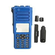 VBLL – Kit de réparation de walkie walkie bleu, housse de boîtier pour Motorola DGP8550e XPR7550e XPR7580e Radio sans haut parleur