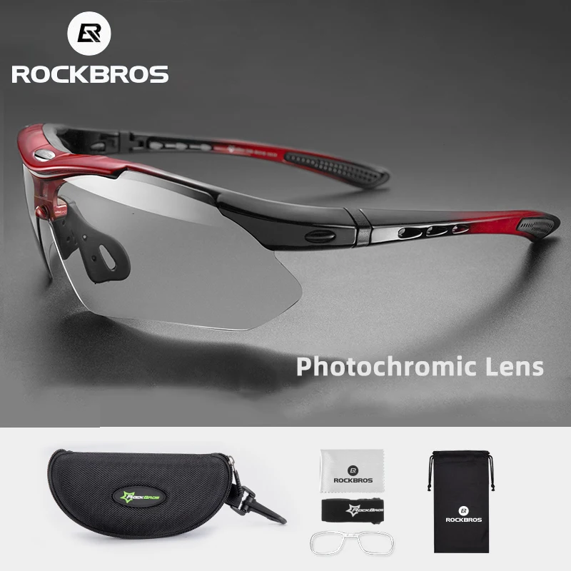 ROCKBROS фотохромные велосипедные очки UV400 Спортивные ультралегкие для езды MTB
