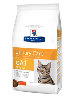 

HILL'S HILL'S PRESCRIPTION DIET MULTICARE C / D CHICKEN adult cats in urolithiasis (struvite) with chicken