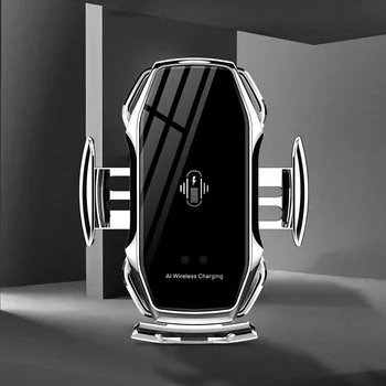 

Qi Fast Charging Pods Auto Clamping Car Mount 10W Wireless Car Charger Phone Holder Mobile Phone Fast Charging Holder For IPhone