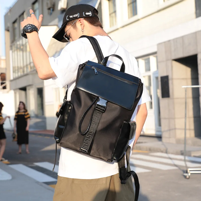 

2019 new personality fashion trend of men and women large capacity travel campus bag backpack