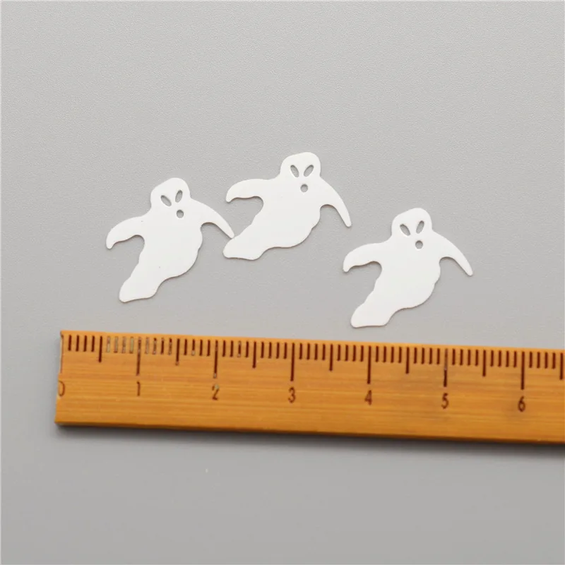 25g Ghost Shape Loose Sequins Pailettes For Kid DIY Party Halloween Decoration Festival Ornament DIY Accessories - Цвет: Золотой