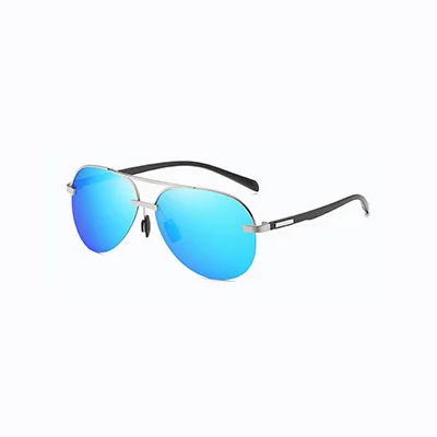 Souson, фирменный дизайн, поляризационные очки для мужчин, уличные солнцезащитные очки, цветные линзы, для вождения, мужские солнцезащитные очки - Цвет линз: c5