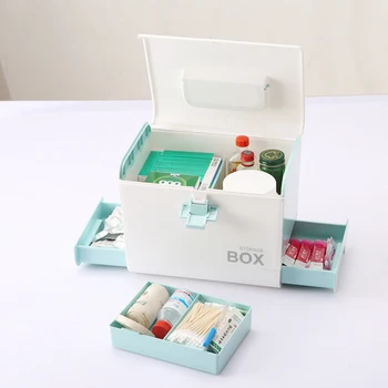 

Medicine Storage Box Case Multi-layer First Aid Kit Big Capacity Drawers Medicine Cabinet Storage Organizer