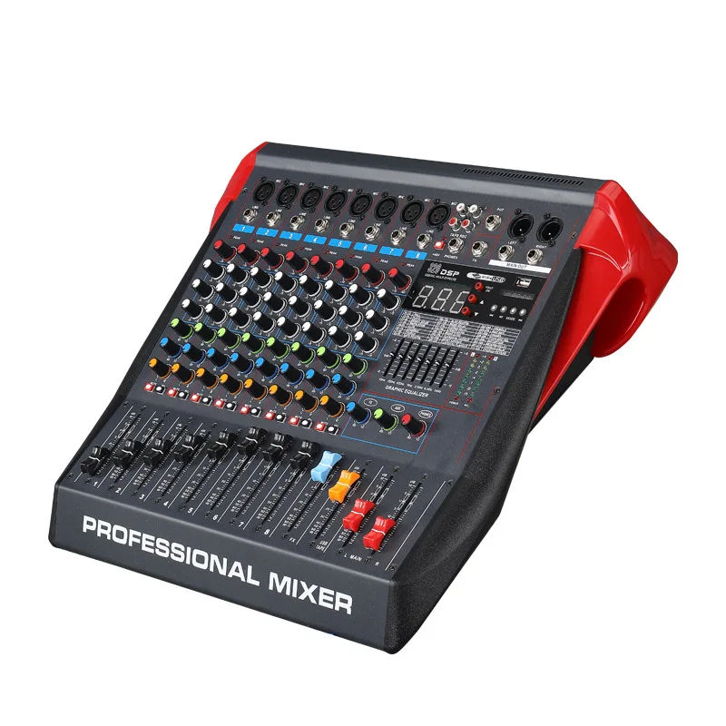 8 12 channel mixer computer recording live home KTV band stage performance USB Bluetooth MP3 playback Mixer Sound table