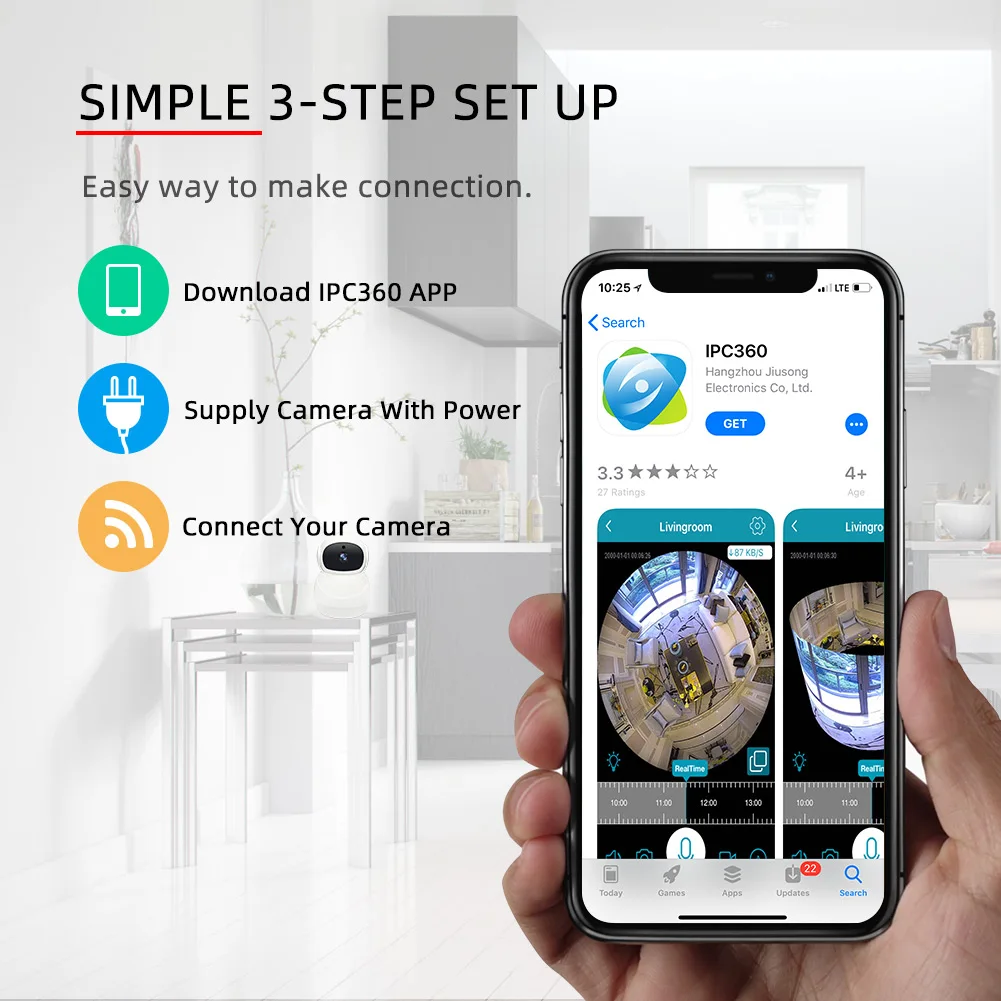 Wifi ip-камера 1080P Беспроводная CCTV ip-камера безопасности HD H.264 Wifi 2,0 мегапикселей двусторонняя для детского монитора Домашняя безопасность ИК-камера