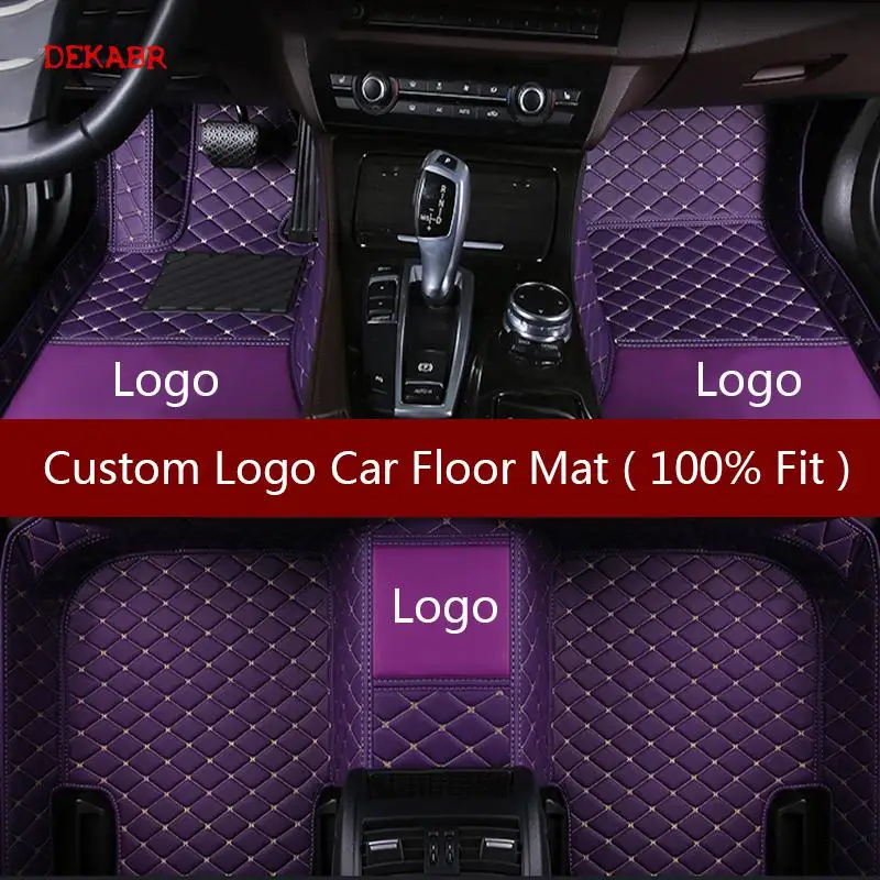 

DEKABR Custom car floor mats for Toyota All Models land cruiser prado camry rav4 corolla highlander yaris venza prius Alphard