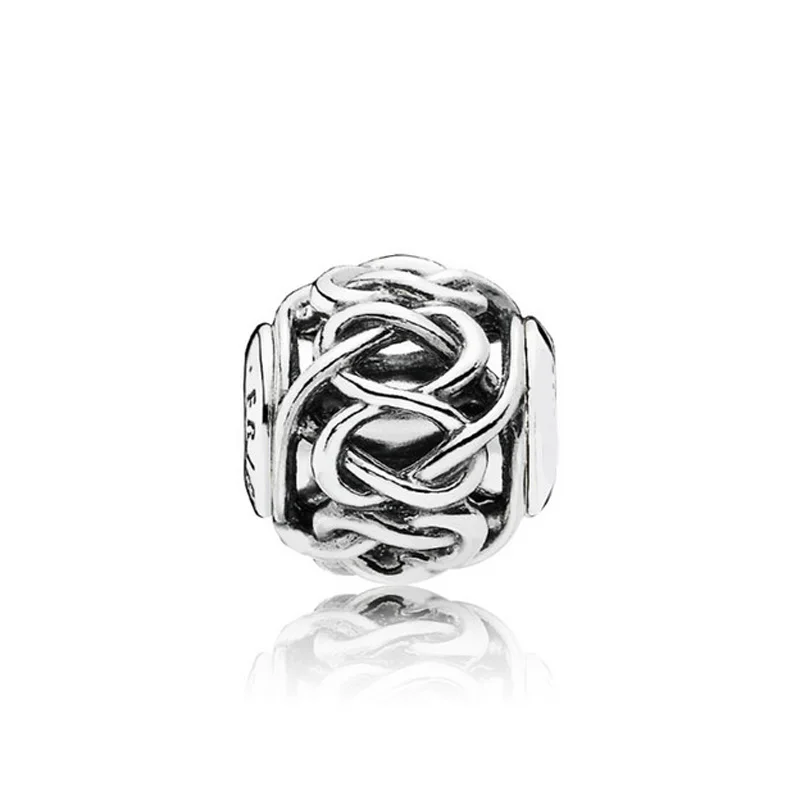Дружба с кубическим цирконием Хрустальные Бусины Fit Pandora Essence коллекция браслет 925 пробы серебро Шарм ювелирные изделия