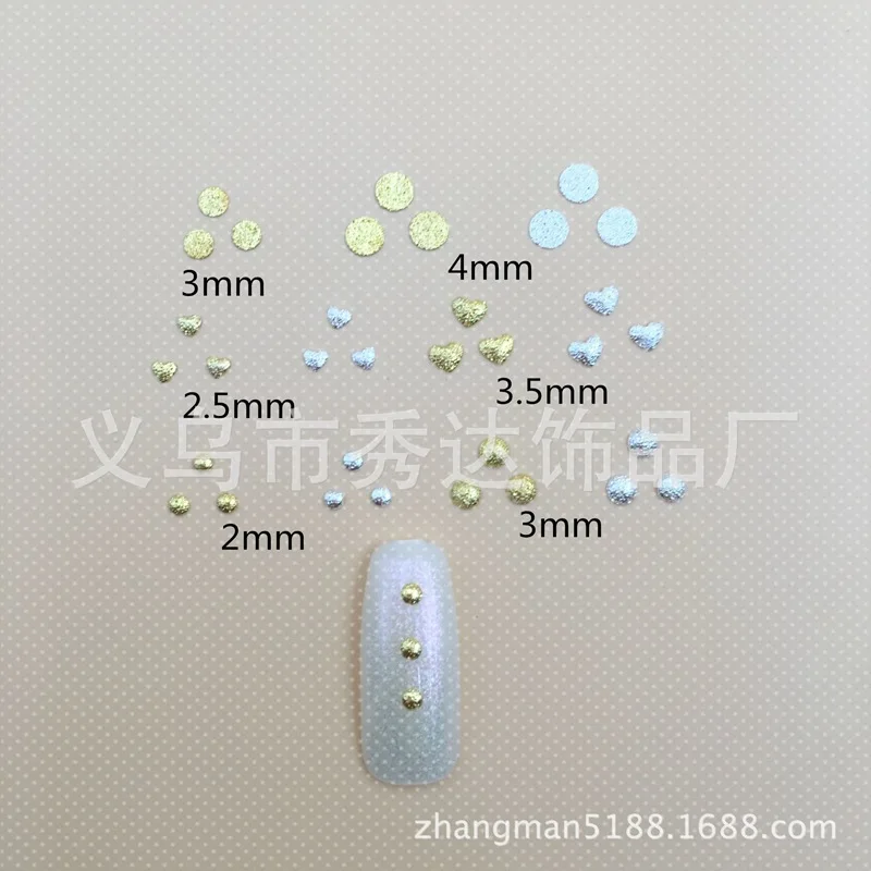 1000 New Style Japanese-style Dull Polish Rivet Accessories Metal Manicure Decorations Manufacturers Wholesale Nail Sequins Stic