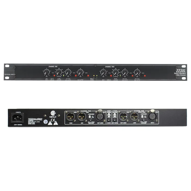 ステレオ 2/3 方法、モノラル 4-ウェイクロスオーバーため DBX