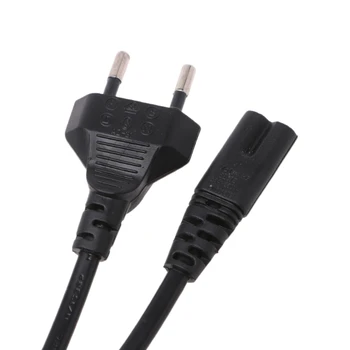 

2-Prong Pin AC EU Power Supply Cable Lead Wire Power Cord For Desktop Laptop