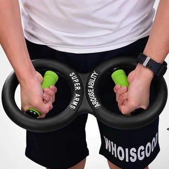 

20kg force 8 Word Hand Forearm Trainer Wrist Strengthener Exerciser Home Gym Workout Fitness Equipment 39x20x3.5cm
