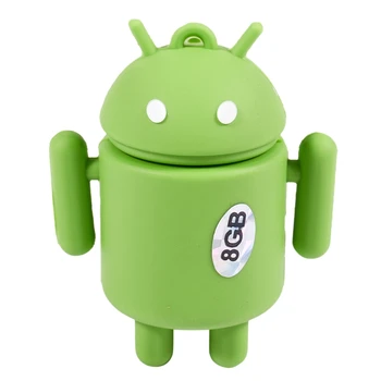 

8GB Robot Sweet Cartoon Android USB 2.0 Stick Mmemoria Flash Device, Green