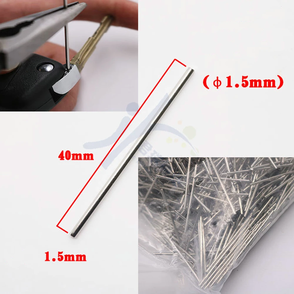 10 шт./лот 1.5X40MM дистанционный ключ Авто контактный штырь для снятия инструмент
