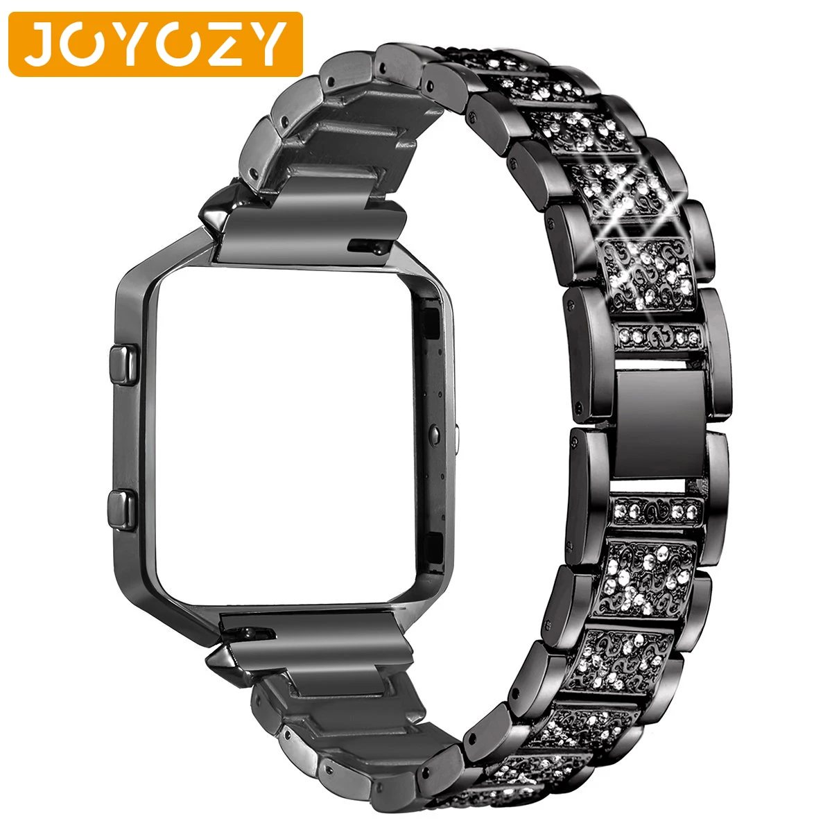

Joyozy wrist decorations watchbands for fitbit blaze metal watch bracelets Diamond stainless steel watch for fitbit blaze strap