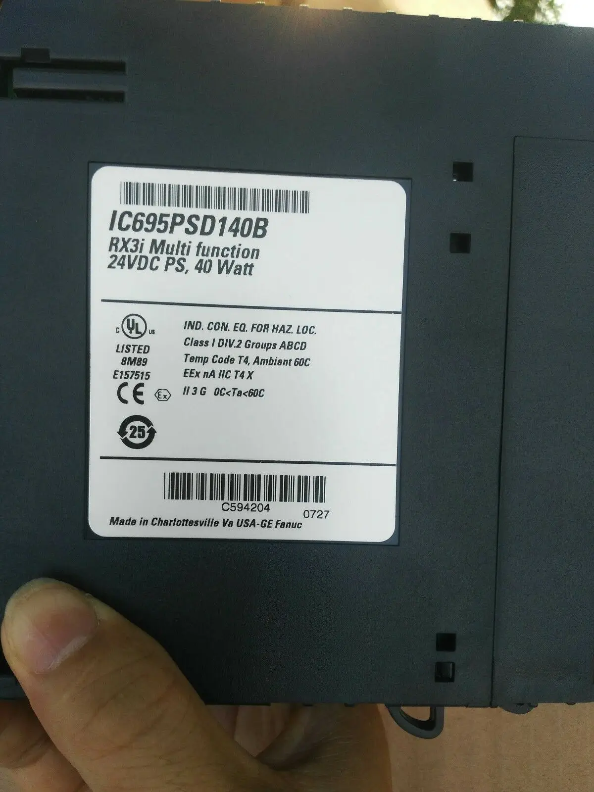 Новый GE Fanuc IC695PSD140B RX3i модуль питания Бесплатная доставка|Автоматизация зданий| |