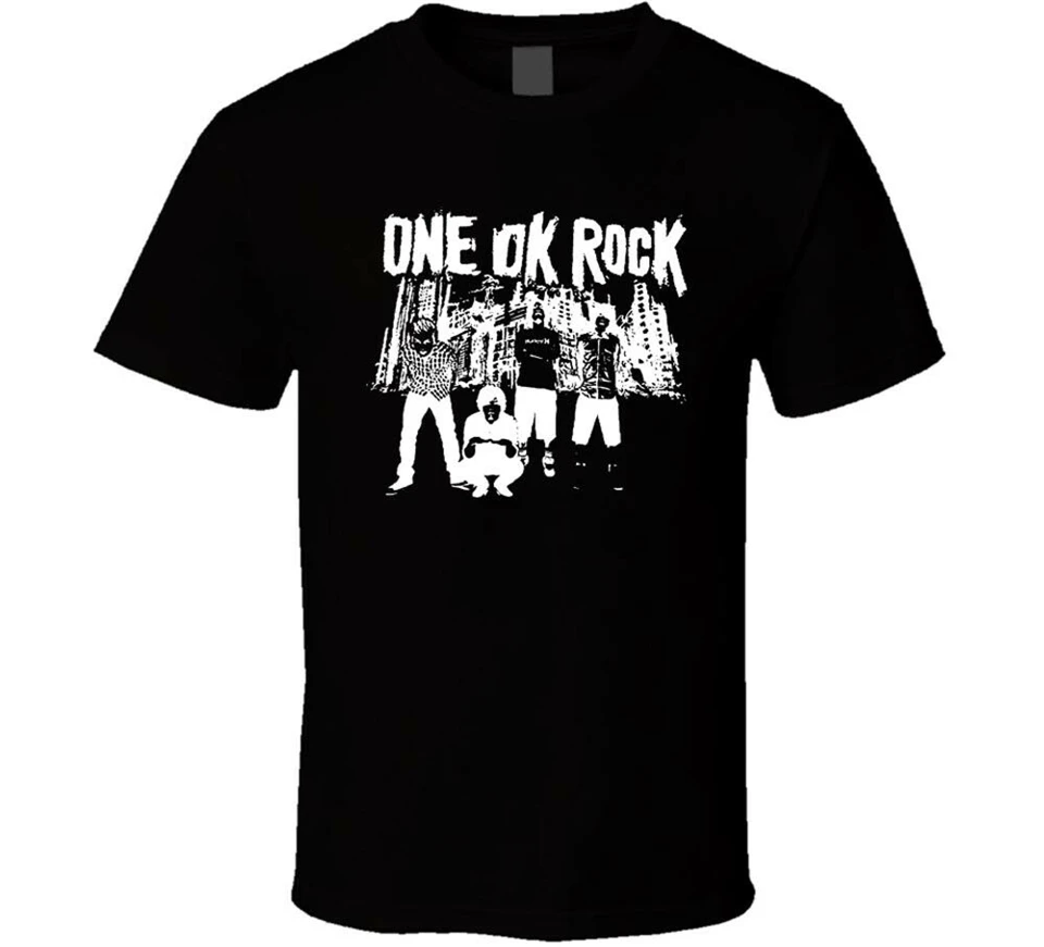 One Ok Rock Japan Rock Band Logo 3 Shirt Black White Tshirt Men S Free Shipping Trendy Streetwear Tee Shirt T Shirts Aliexpress