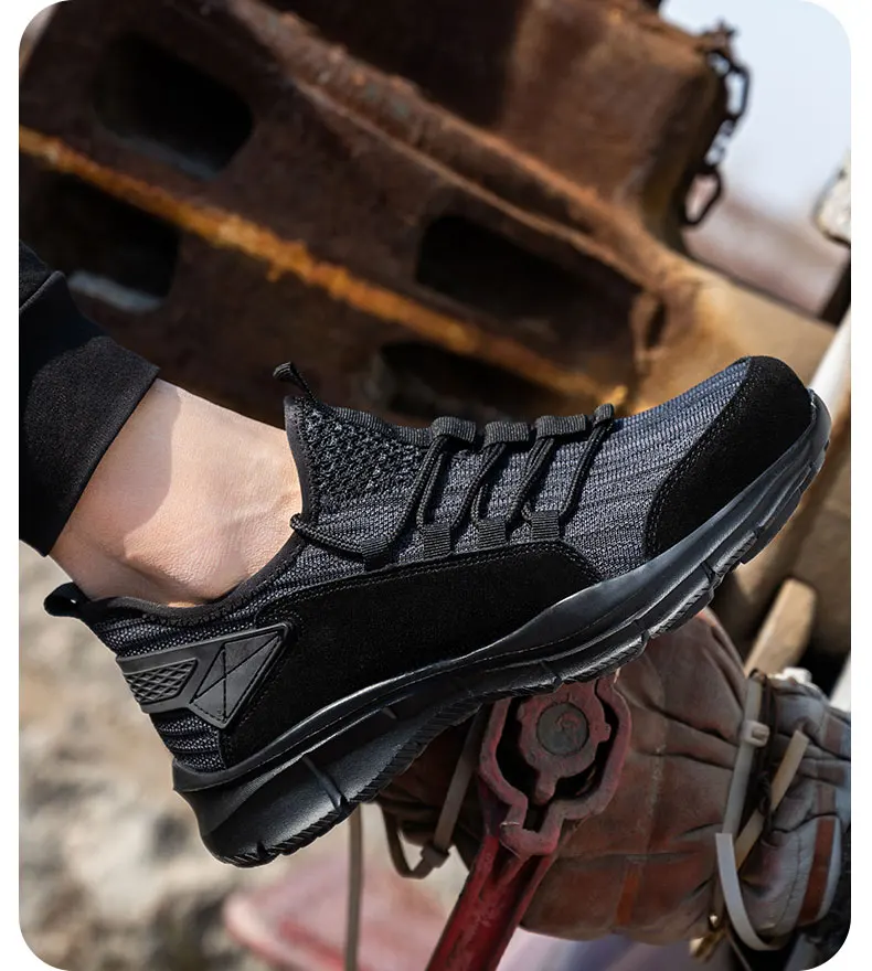 Puncture-Proof Work Boots Indestructible Work Protective Shoes 