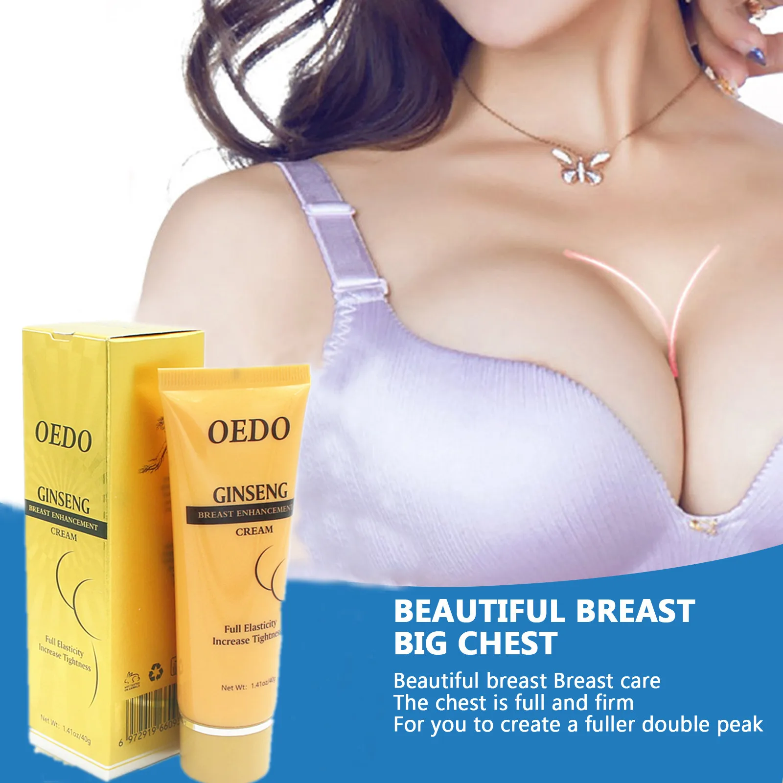 

OEDO Up Size Breast Enlargement Cream Promote Female Hormones Brest Enhancement Cream Bust Fast Growth boobs Firming Chest Care
