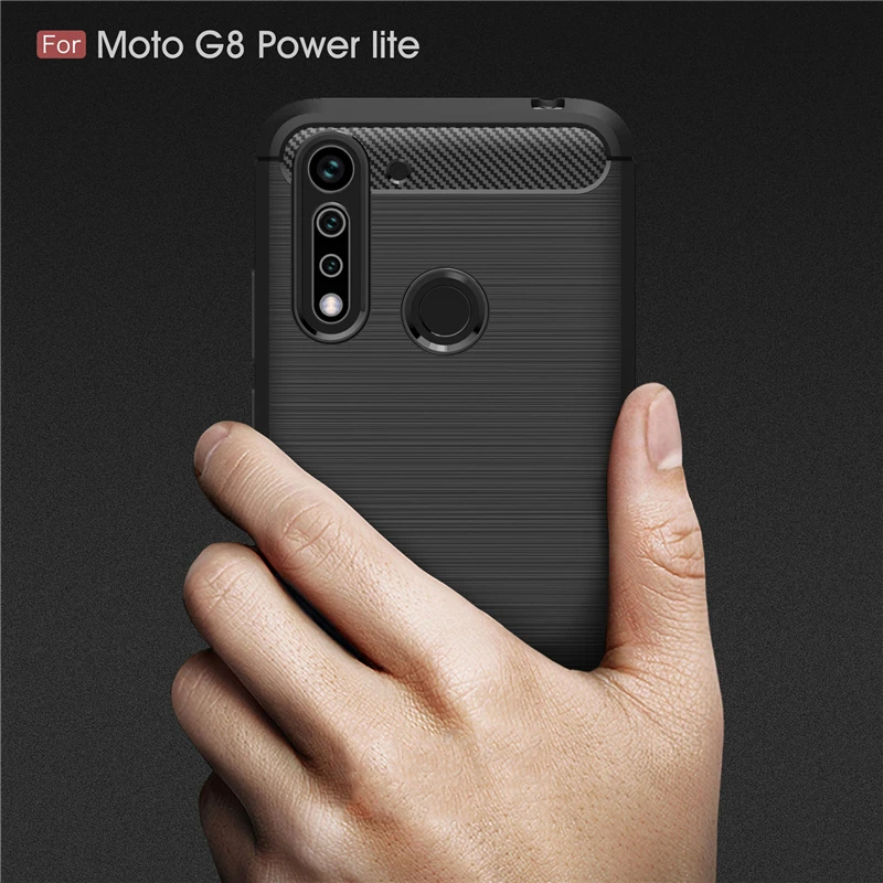 Capa Tpu Fiber Motorola Moto G8 Power Lite