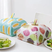 1 шт. алюминиевые фольги контейнеры пищевые складные Термоизолированный накидка для еды крышки MYDING