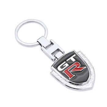 

1Pcs Zinc Alloy Key Chain Keychain Pendant High Quality Metal Chrome Ring For Nissan GTR Accessories Exquisite Gift
