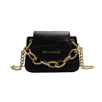 

HUNTER Elegant Fashion Pattern Crossbody Bag For Women Concise Mini Solid Pu Leather Luxury Handbag Women Bag Designer Shoulder