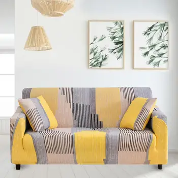 

Stretch Sofa Slipcover Anti-Slip Soft Couch Sofa Cover Washable Furniture Protector with Anti-Skid Foam Elastic Bottom for Kids