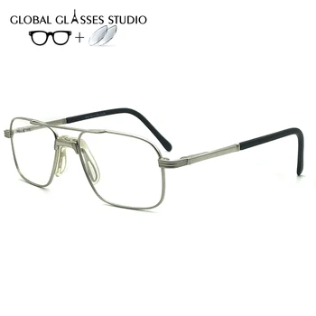 

Women Or Men metal Glasses Frame Eyewear Eyeglasses Reading Myopia Prescription Lens 1.56 Index M002 C6