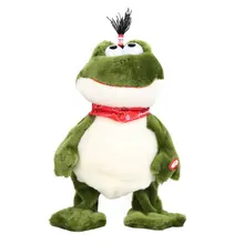 1 шт. электронные интерактивные питомцы игрушки умная ходьба говорящая Лягушка Плюшевые записывающие электрические игрушки подарки на день рождения