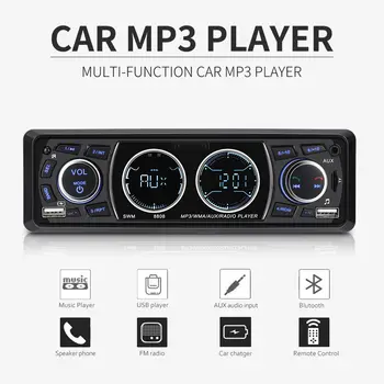 

Car MP3 1 Din Radio Player Stereo AutoRadio Multimedia Player Car Audio Bluetooth FM AUX Remote Control Handsfree Calls USB SD21
