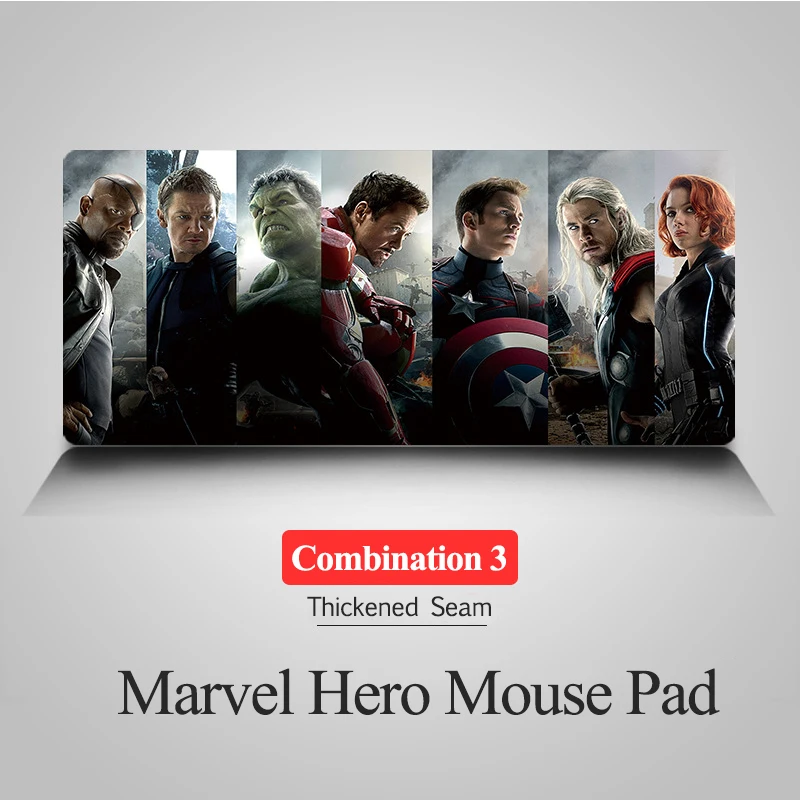  Mouse Pad Gaming Mouse Pad Large Computer Gamer XXL Mousepad Marvel Hero The Avengers Keyboard Wate