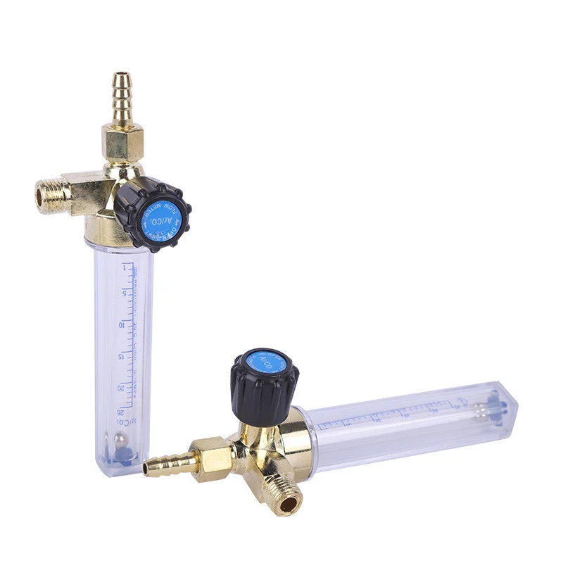 

7mm Barb Argon Flow Meter 1/4PT 0.15 MPA Flowmeter Gas Argon AR/CO2 Regulator Welding Hot For Mig Weld Gauge High Quality