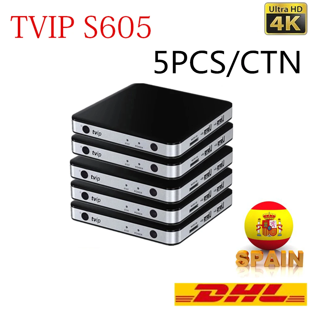 5 / pig Tvip s605 Linux и Android IP TV Book H.265 3840x2160 четырёхядерное 2.4G 5G двойной WiFi TVIP605 |