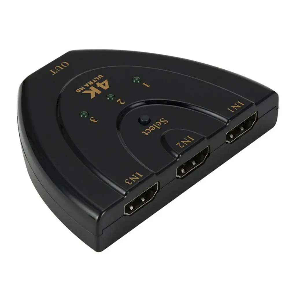 Автоматический переключатель HDMI 4K* 2K мини-разветвитель HDMI 3 в 1 порт концентратор для DVD HDTV Xbox PS3 PS4 1080P переключатель