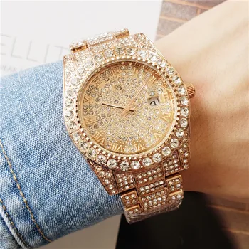 

AAA full diamond RLX-Water ghost Automatic mechanical watch Stainless steel luxury brand Business wrist watches designer clock