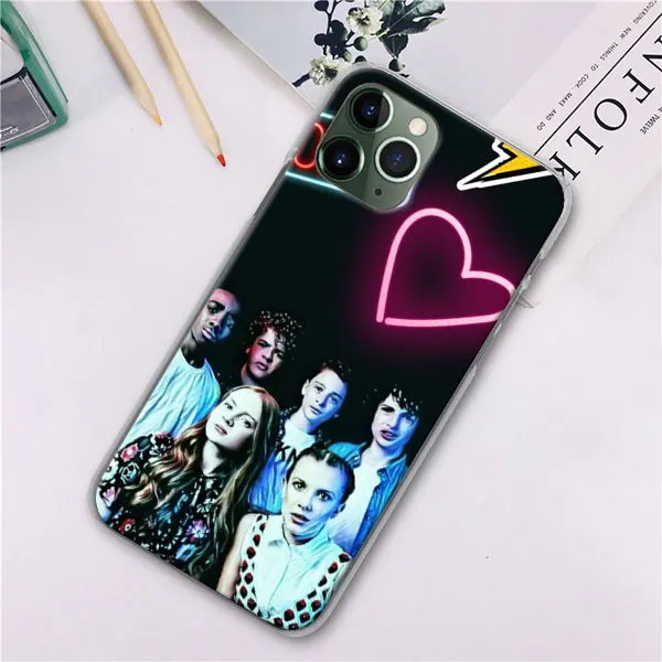 Странные вещи, чехлы для телефонов Apple iPhone 11 Pro Max X XR XS MAX 7 8 6 6s Plus 5 5S жесткий чехол - Цвет: H04