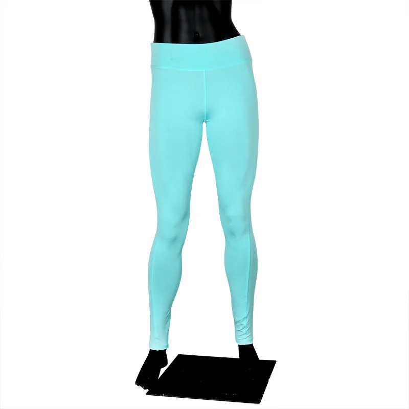 LIght Blue Спортивная одежда для спортзала, Женские однотонные бесшовные леггинсы для фитнеса, женские спортивные штаны для йоги с высокой талией, спортивная одежда - Цвет: LIght Blue