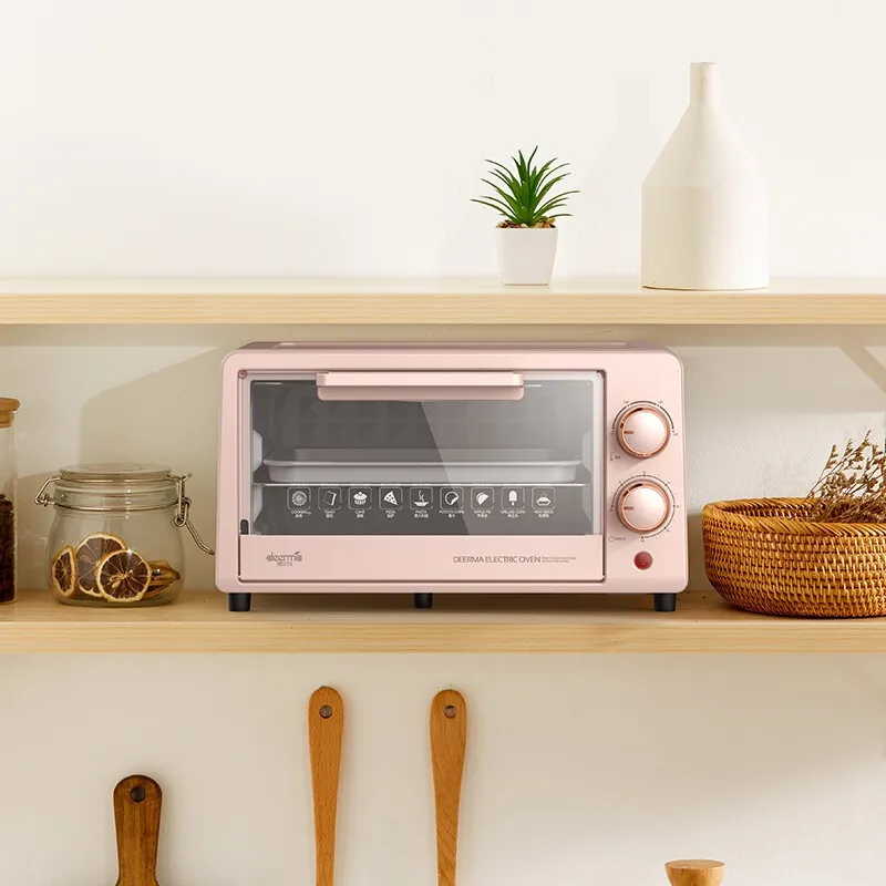 US $699.30 Deerma Electric Oven EO101S Multifunctional Oven Frying Pan Baking Machine Household Pizza Maker Fruit Barbecue Toaster Oven