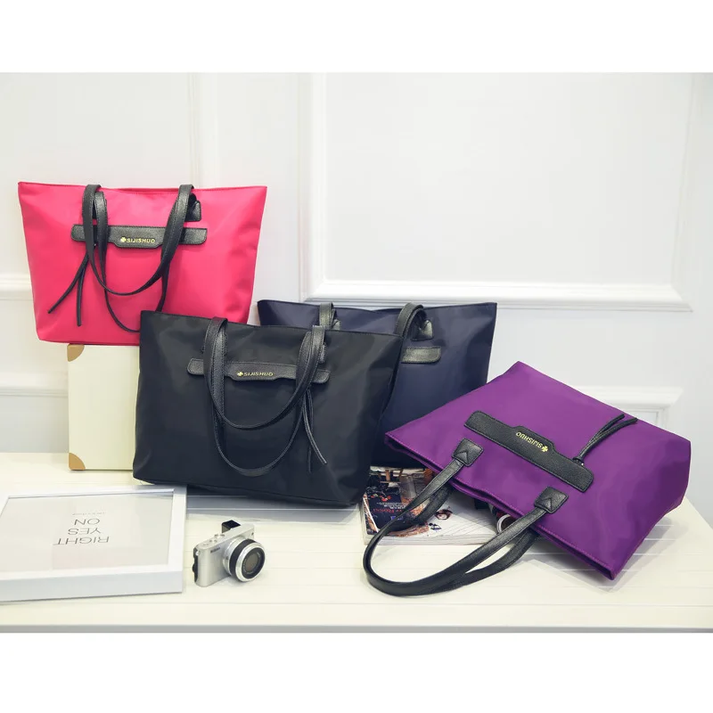 

New Style Nylon Waterproof Shoulder Casual WOMEN'S Fashion Handbag Versatile Fashion Bag Toth WOMEN'S Bag