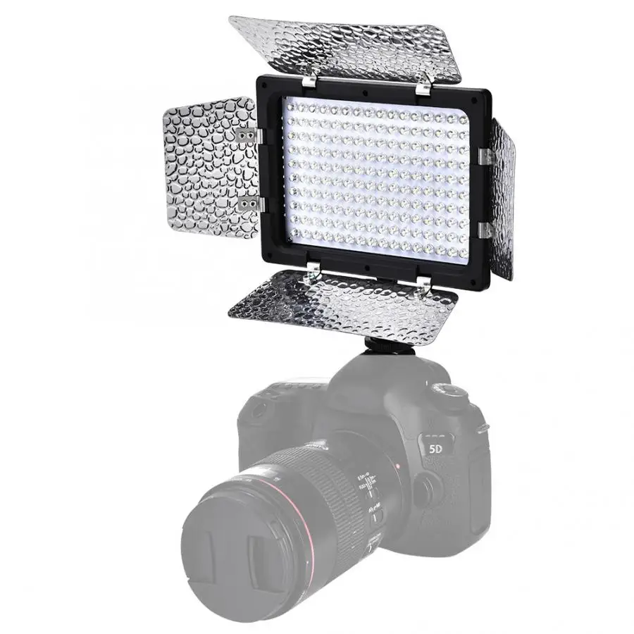 W160 светодиодный светильник для видеосъемки панель лампы 6000 СДС DSLR камера DV видеокамера для sony