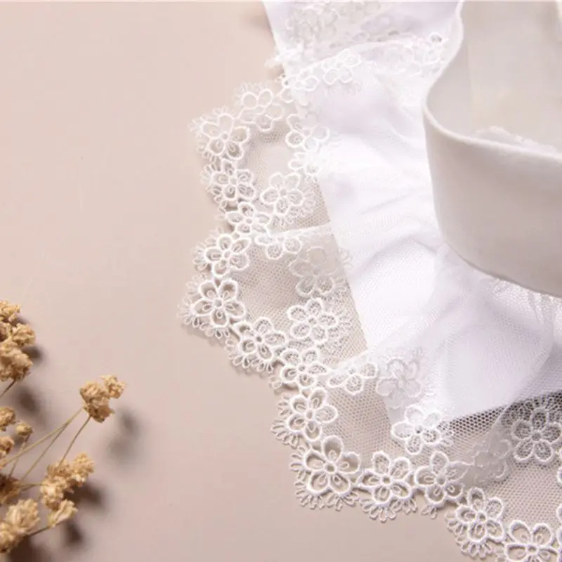 1 пара дамы поддельные Рукава Полые Вышивка цветочные кружева отстегивающиеся роговые манжеты
