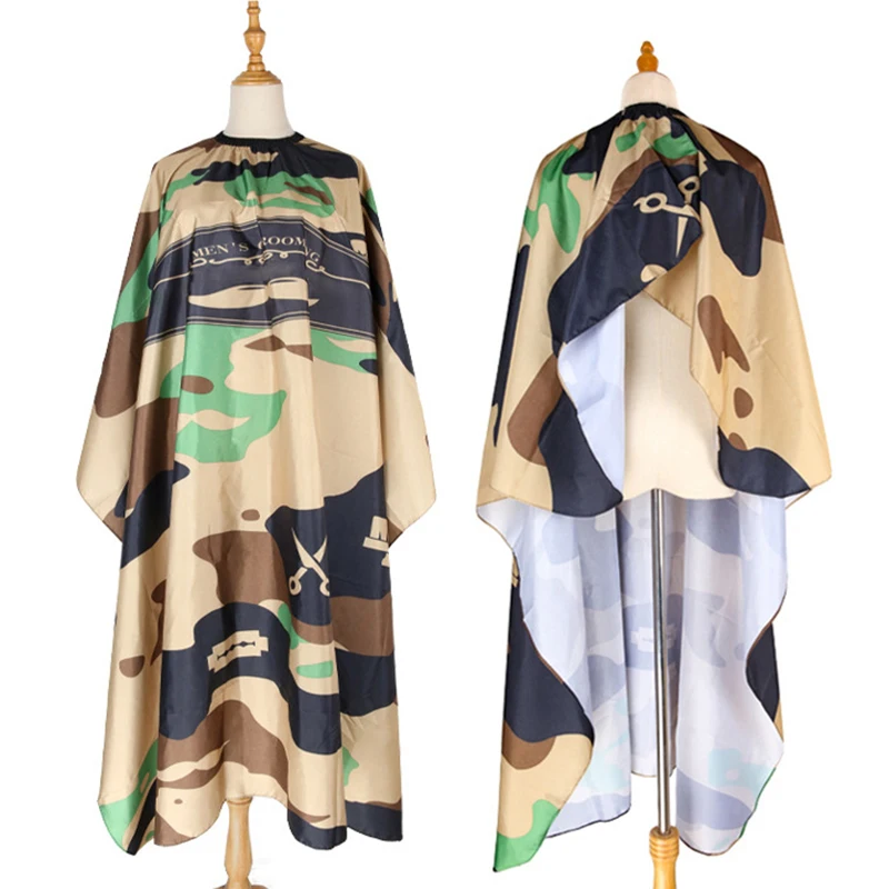 Camouflage Pattern Hairdresser Apron Hairdressing Barber Cloth Hair Cutting Gown Kids&Adult Cape Pro Salon Styling Tool haircut cape hairdressing cape beauty salon apron