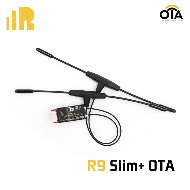 FrSky R9 тонкий+ тонкий плюс OTA приемник оптимизированный 900MHz длинный диапазон Sbus ACCST FCC двойные T антенны RC Квадрокоптер Мультикоптер FPV