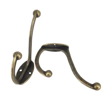 

5pcs Furniture Hooks Mounting Screws Easily Installation Placing Hanging Hat Clothes Coat Keys Hanger Organizer Holder