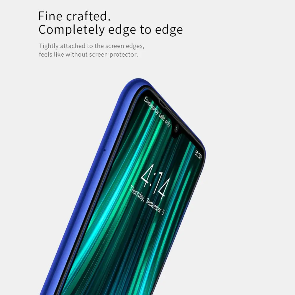 Для Xiaomi redmi note 8 Защитная пленка для экрана из закаленного стекла NILLKIN XD CP+ MAX Взрывозащищенная защитная пленка для redmi note 8 global