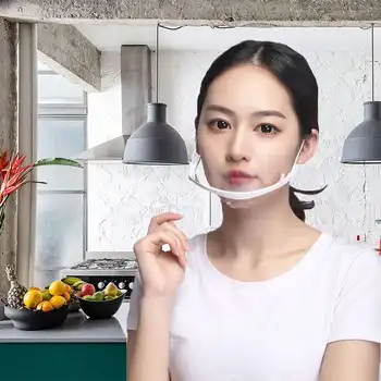 

10 pcs Disposable Protective Dinner/Kitchen/Work/Outside Mouth Face Mask Filter Anti-dust Spitproof Mouth Masclear Mask