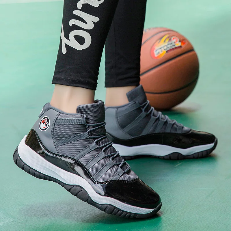 

High-top Sport Basketball Shoes Unisex Cushioning Light Basketball Sneakers Male Zapatos Hombre Breathable Outdoor Sports Shoes