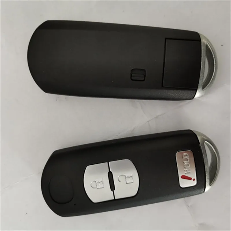 DAKATU 2+ 1 кнопка умный пульт дистанционного ключа корпус для Mazda M3 M6 CX-3 CX-5 с аварийной вставкой ключ лезвие Ручка Ключа